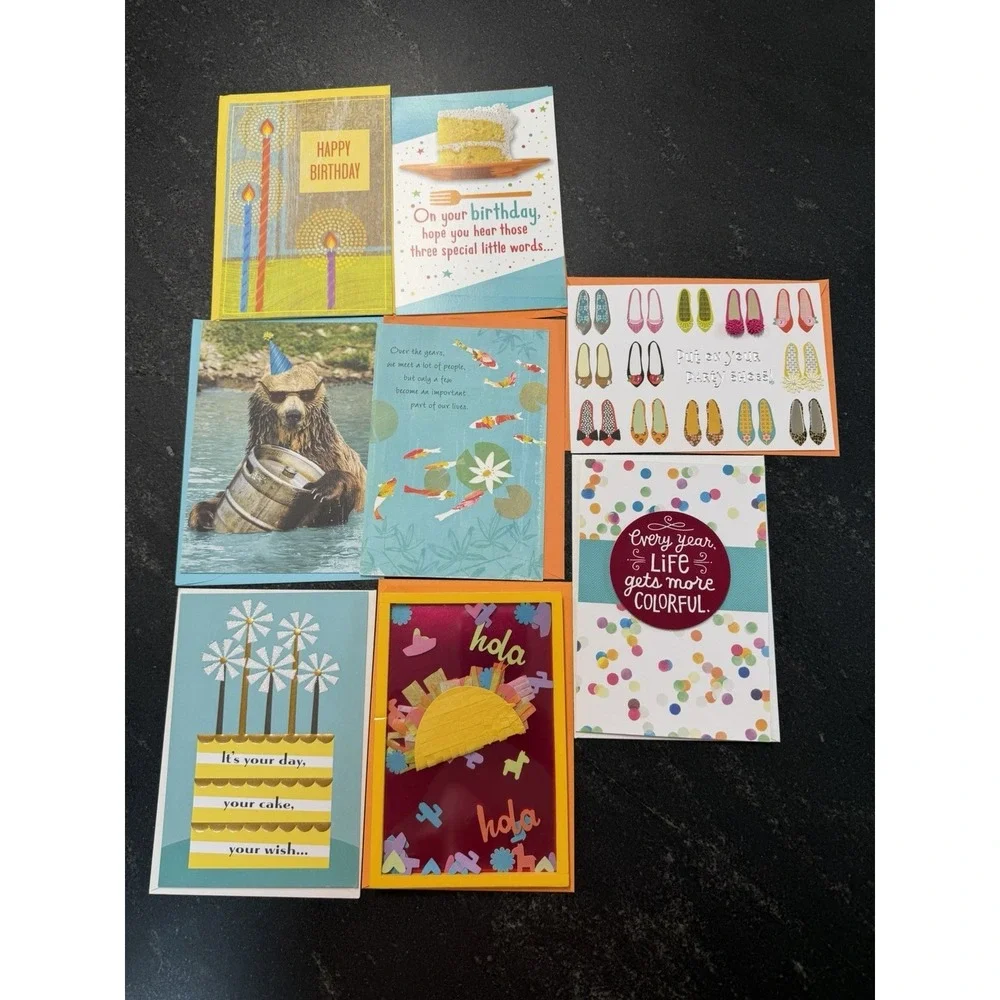 Hallmark Greeting Card Lot 27 New w/ Envelopes Birthday Halloween Valentine